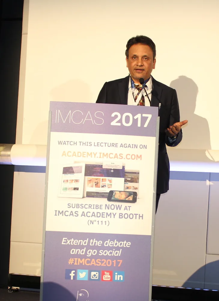 Lecturing at IMCAS 2017